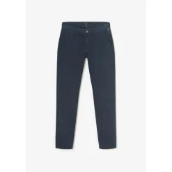 Pantalon chino CESAR bleu marine en coton