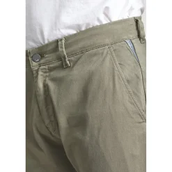 Pantalon chino CESAR kaki en coton