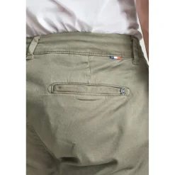Pantalon chino CESAR kaki en coton