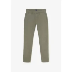 Pantalon chino CESAR kaki en coton