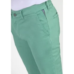 Pantalon chino CESAR vert Ned