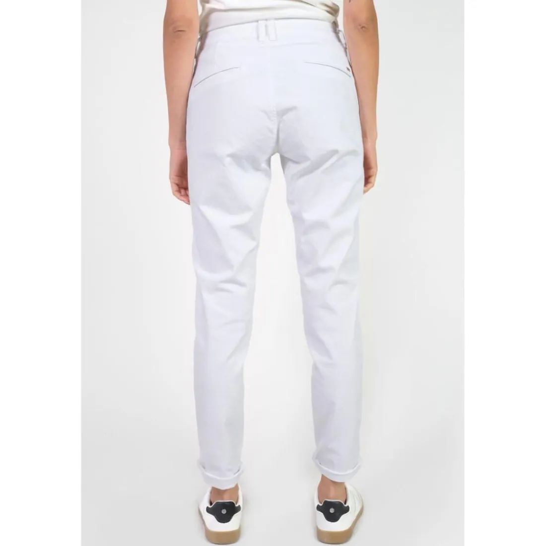 Pantalon chino DYLI 7 blanc Louise