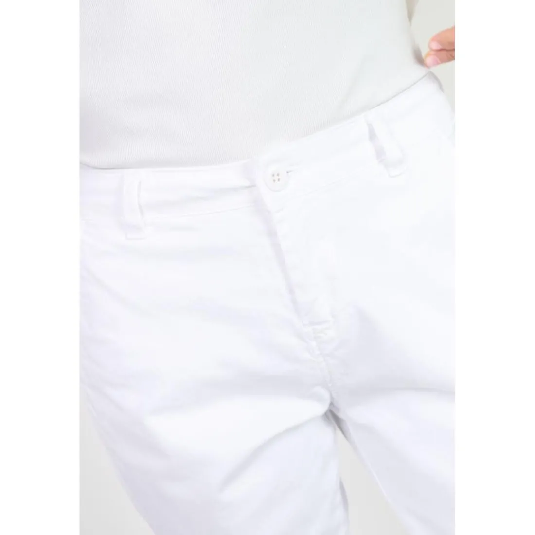 Pantalon chino DYLI 7 blanc Louise