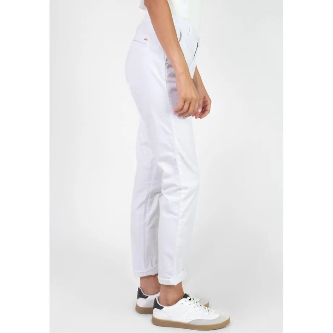 Pantalon chino DYLI 7 blanc Louise