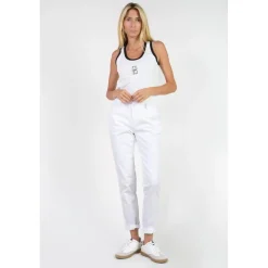 Pantalon chino DYLI 7 blanc Louise