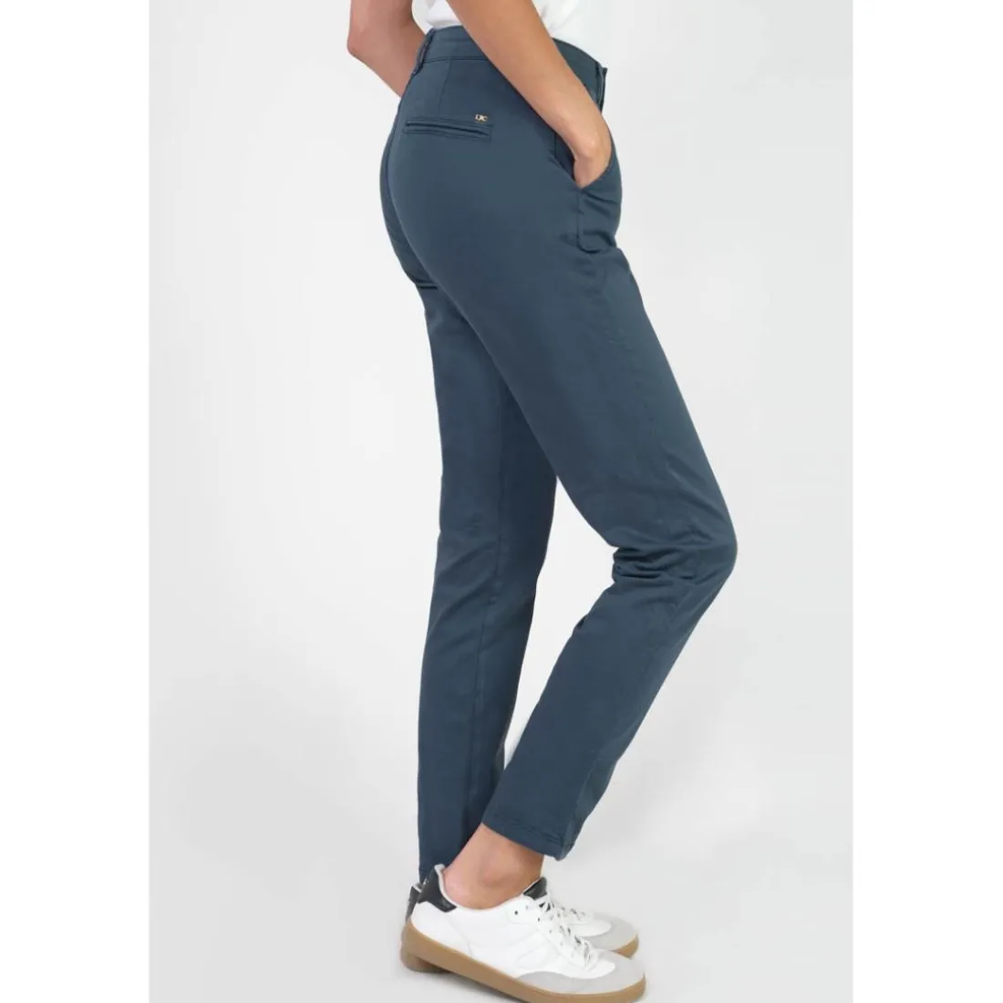 Pantalon chino DYLI 7 bleu Léa Vox