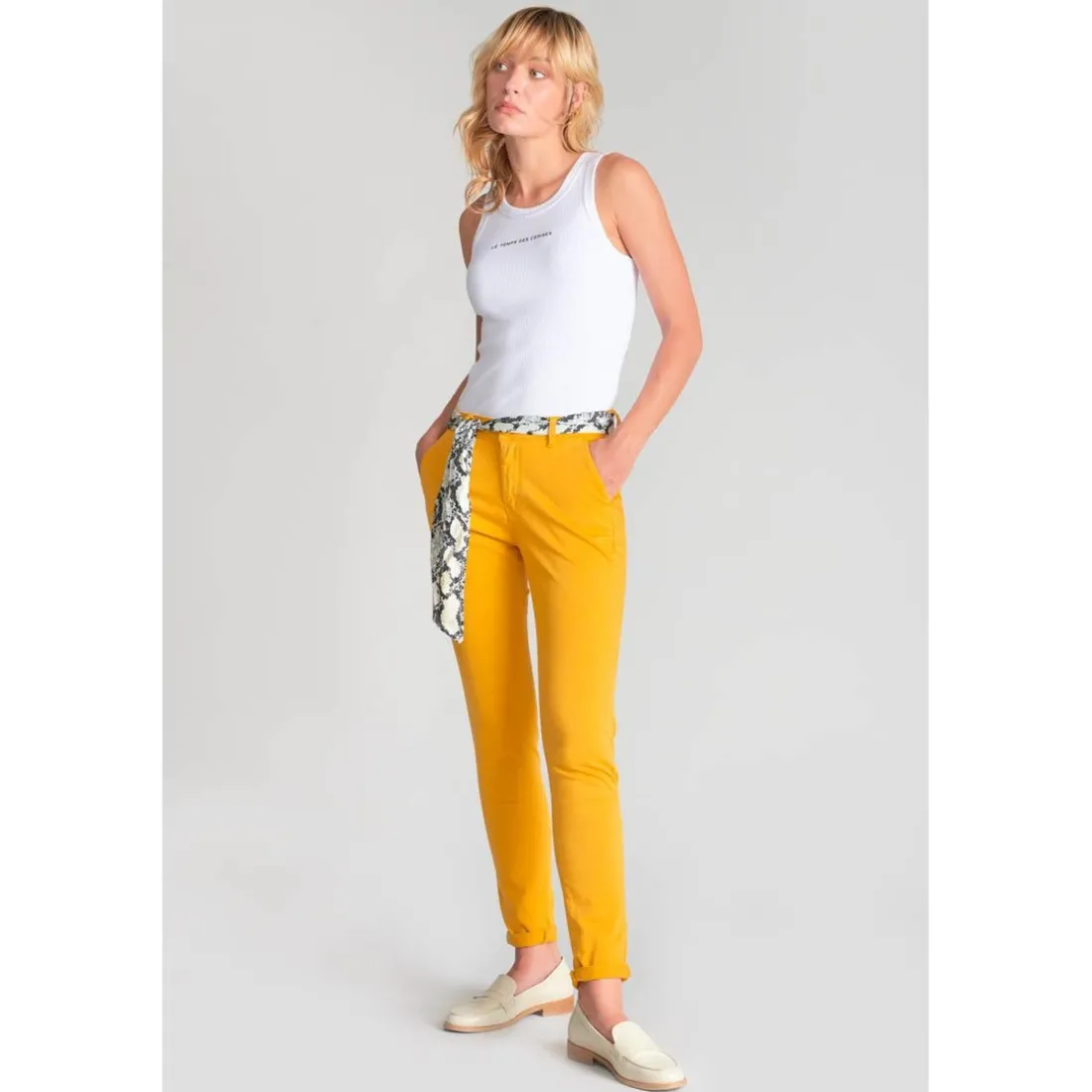 Pantalon chino DYLI 5 moutarde