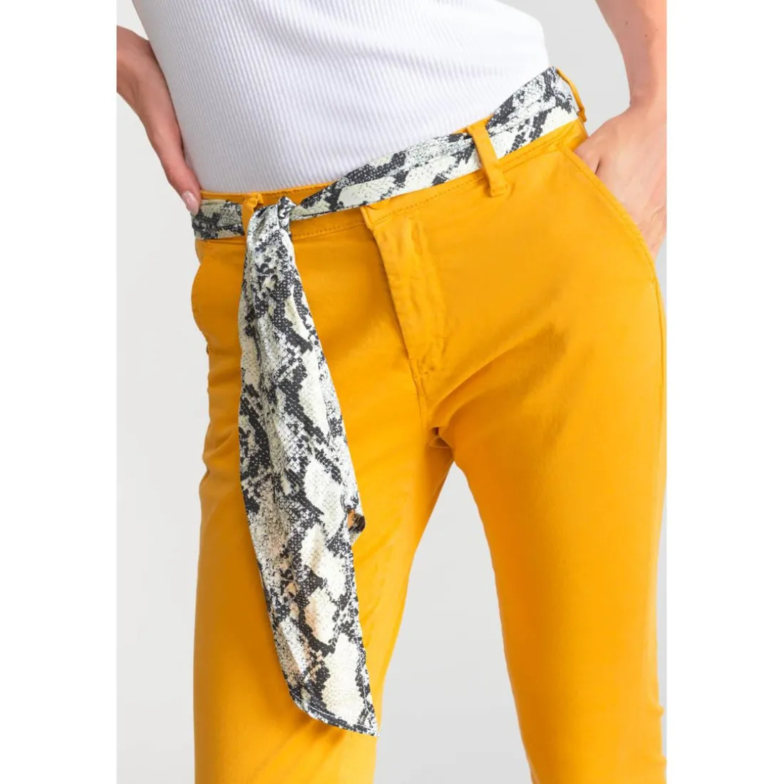 Pantalon chino DYLI 5 moutarde