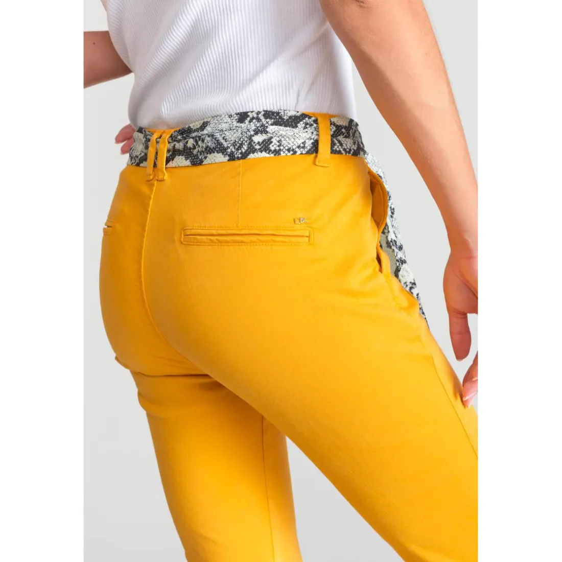 Pantalon chino DYLI 5 moutarde