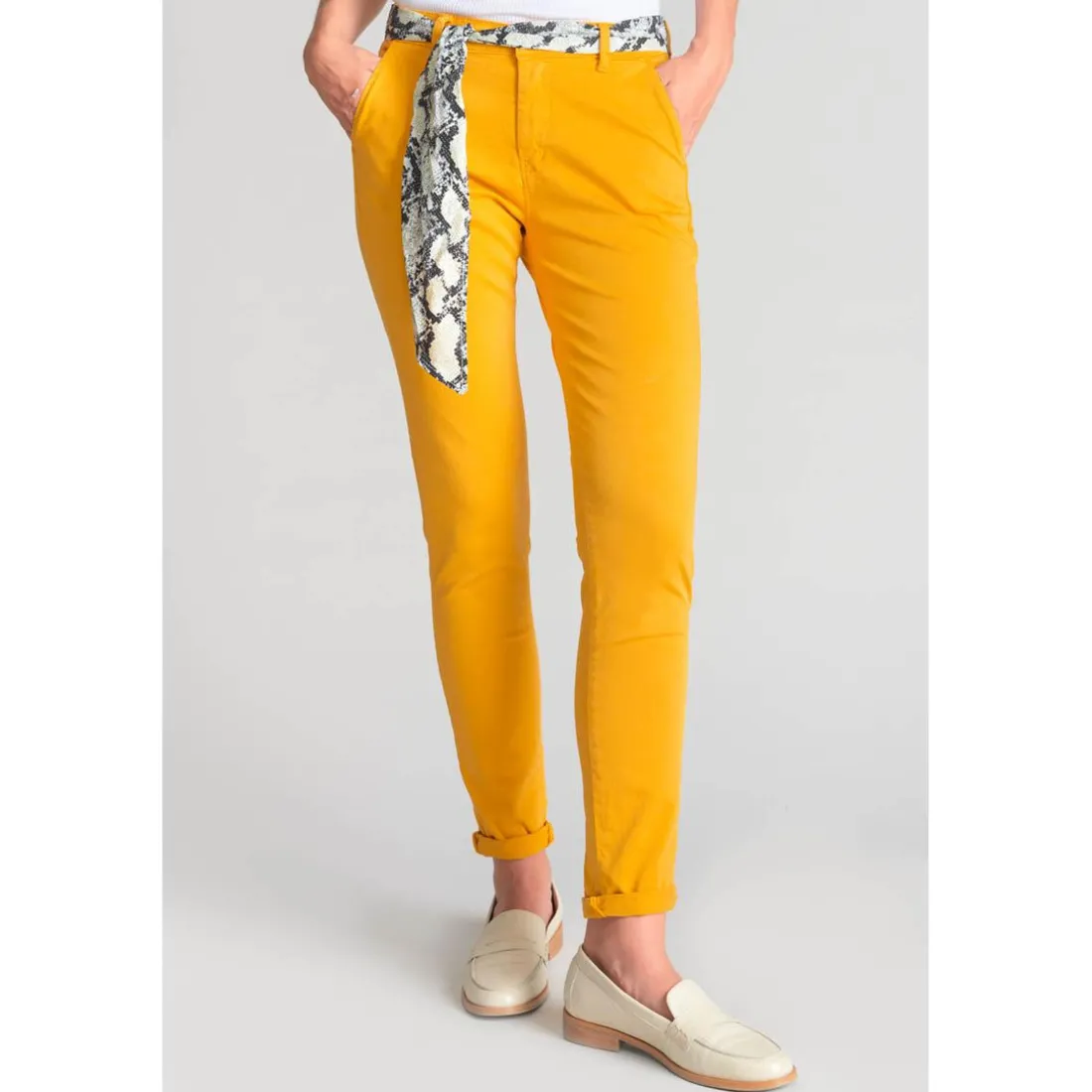 Pantalon chino DYLI 5 moutarde