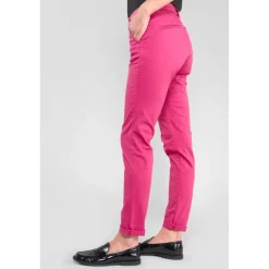 Pantalon chino DYLI 6 rose Jade en coton