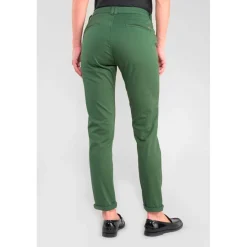 Pantalon chino DYLI 6 vert Willa en coton