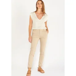 Pantalon chino DYLI blanc Iris