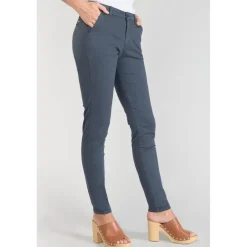 Pantalon chino Dyli3 bleu nuit en coton