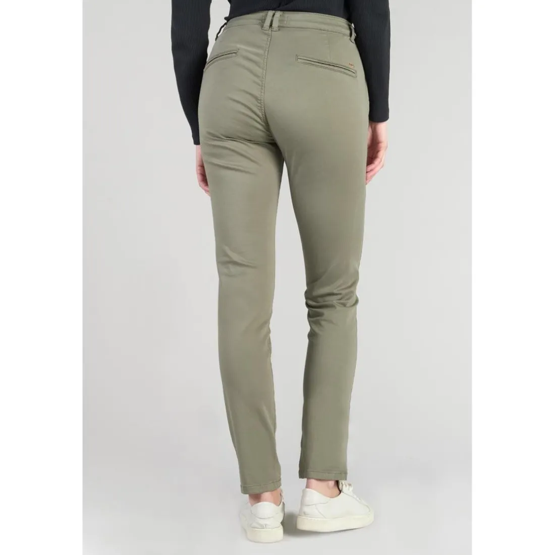 Pantalon chino Dyli4 kaki vert