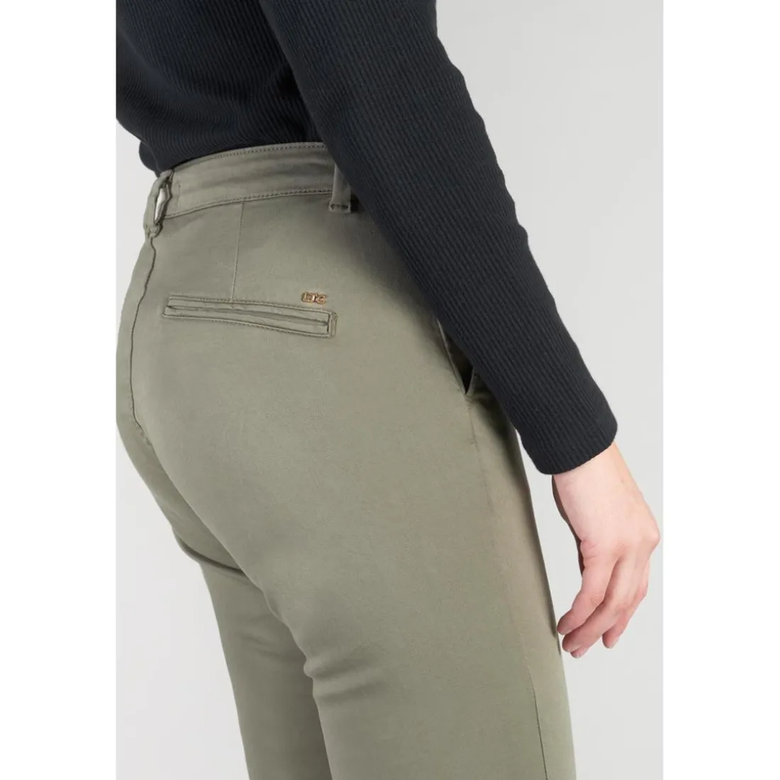 Pantalon chino Dyli4 kaki vert