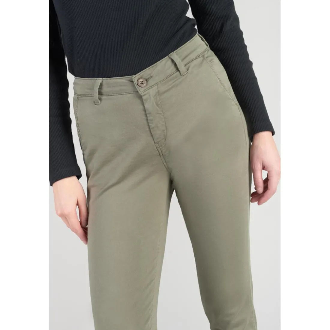 Pantalon chino Dyli4 kaki vert