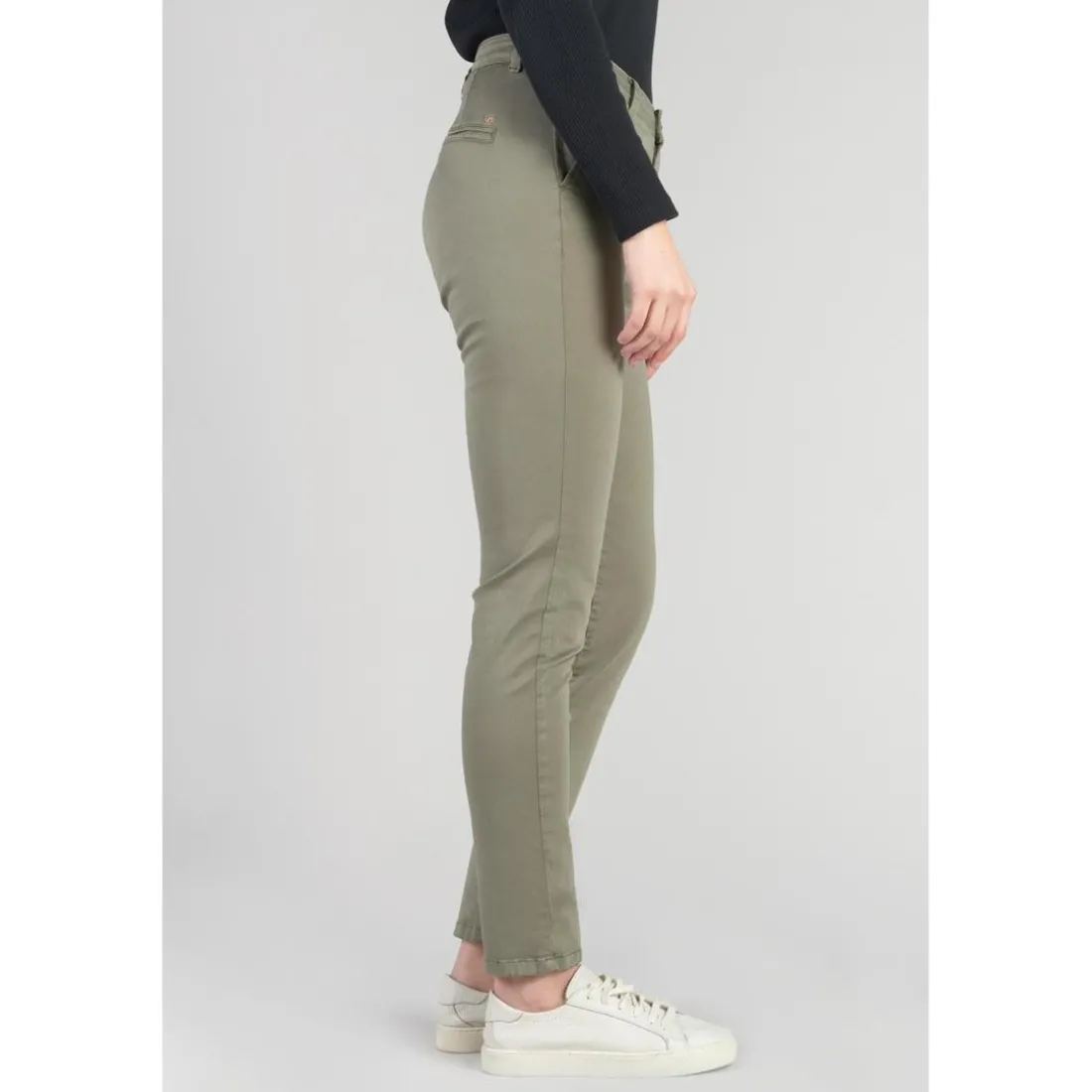 Pantalon chino Dyli4 kaki vert