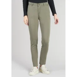 Pantalon chino Dyli4 kaki vert