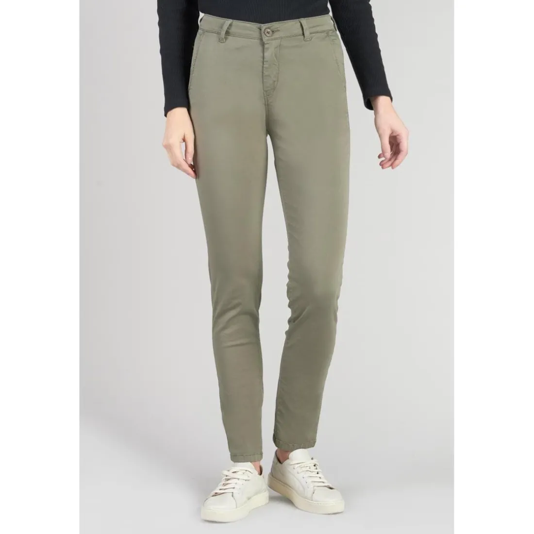 Pantalon chino Dyli4 kaki vert