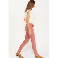 Pantalon chino DYLI rose
