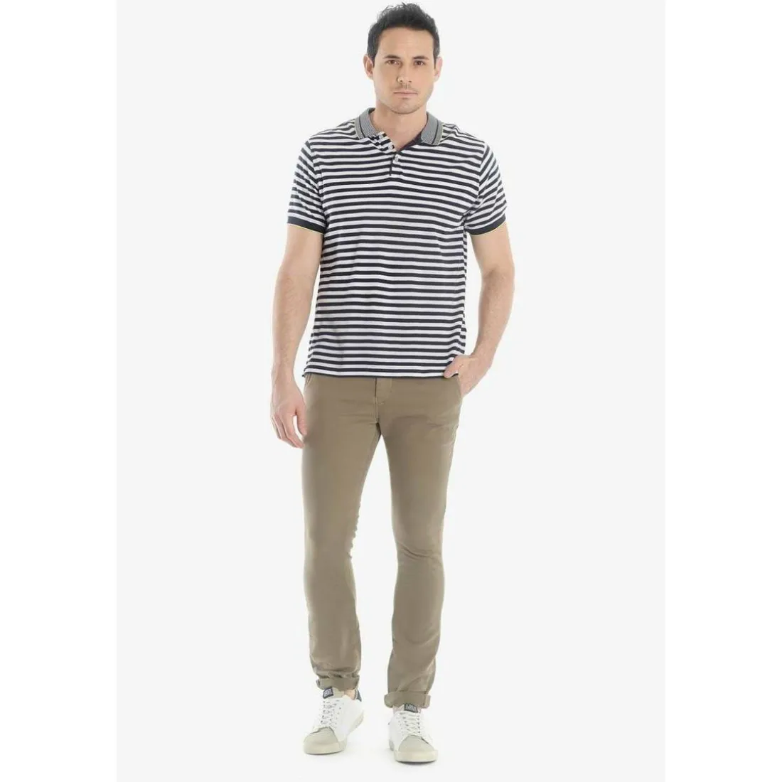 Pantalon chino JOGG blanc