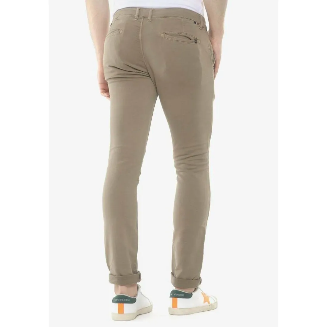 Pantalon chino JOGG blanc
