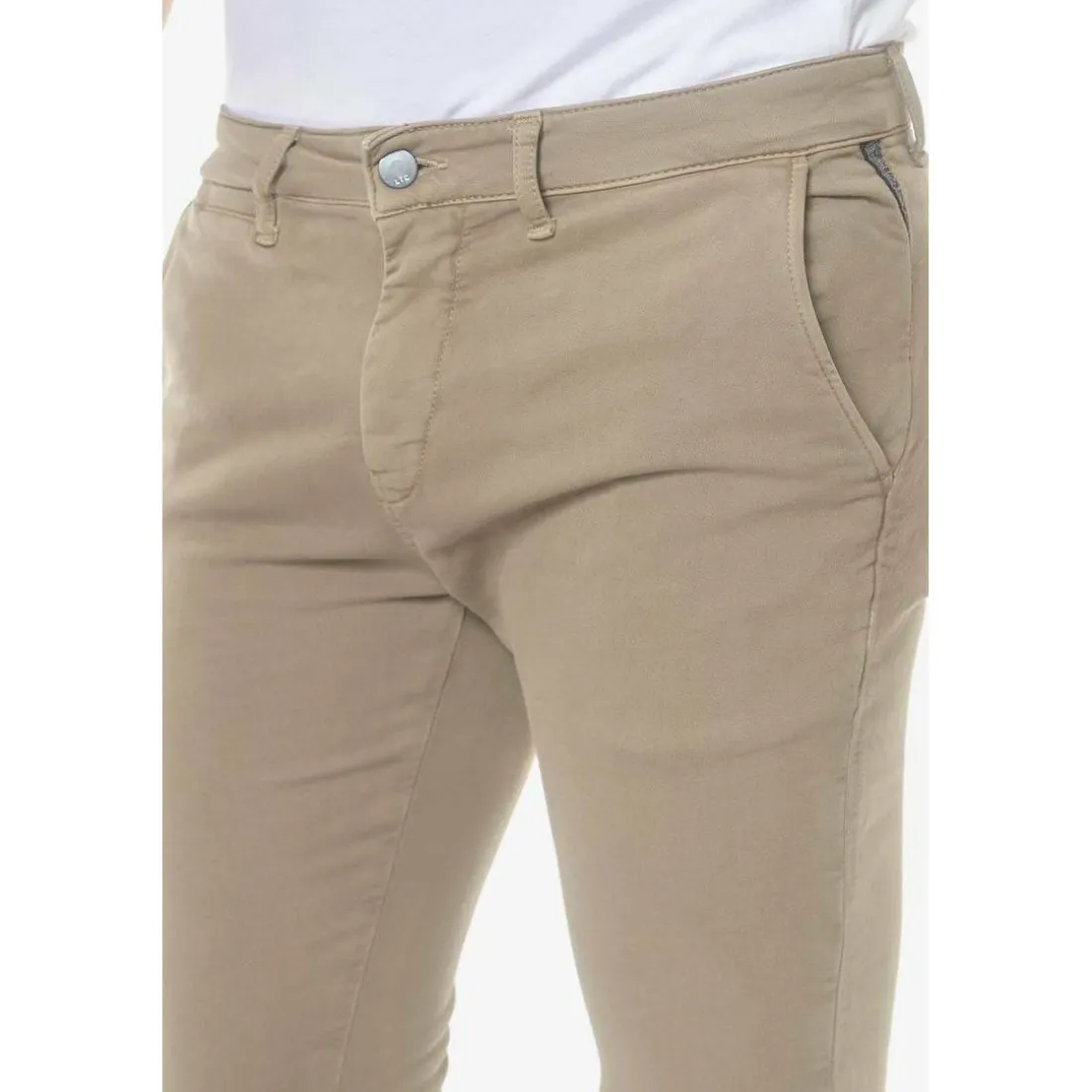 Pantalon chino JOGG blanc