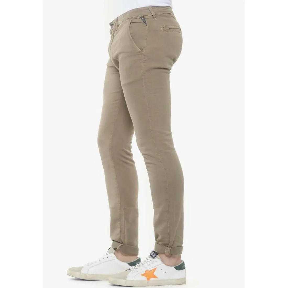 Pantalon chino JOGG blanc