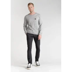 Pantalon chino Jogg Kurt anthracite gris en coton