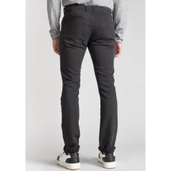 Pantalon chino Jogg Kurt anthracite gris en coton