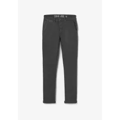 Pantalon chino Jogg Kurt anthracite gris en coton