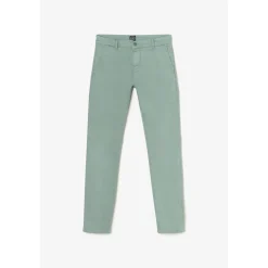 Pantalon chino JOGG vert d'eau