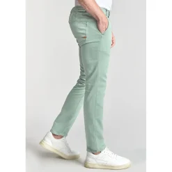 Pantalon chino JOGG vert d'eau