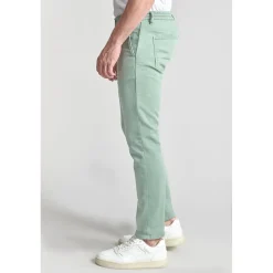 Pantalon chino JOGG vert d'eau