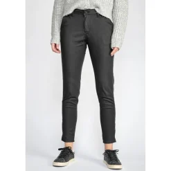 Pantalon chino NAJA noir en coton
