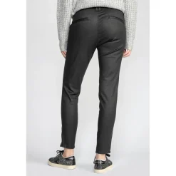 Pantalon chino NAJA noir en coton