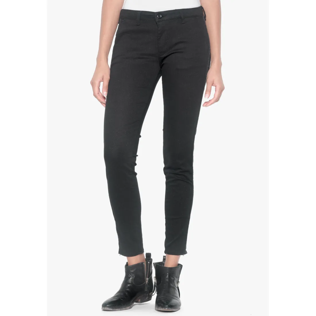 Pantalon chino POLLY noir