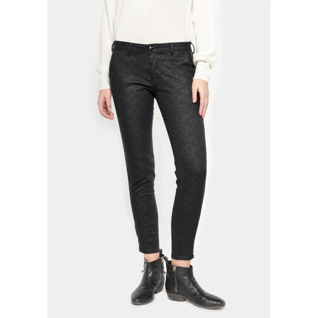 Pantalon chino ROMMY gris