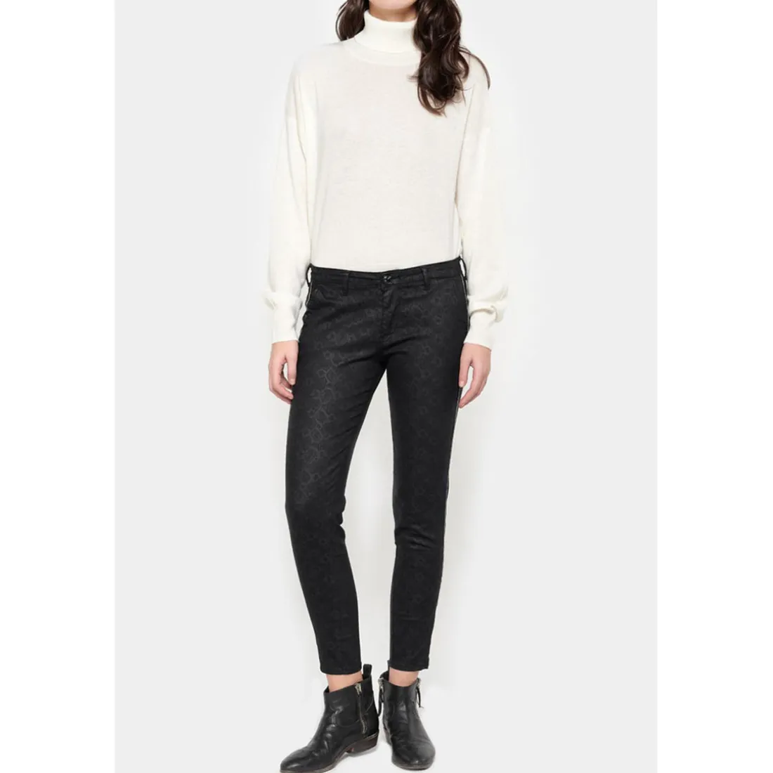 Pantalon chino ROMMY gris