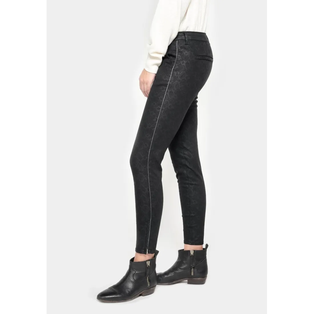 Pantalon chino ROMMY gris
