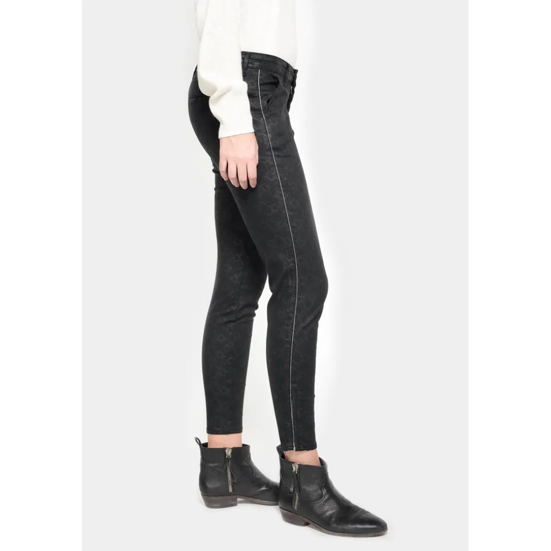 Pantalon chino ROMMY gris