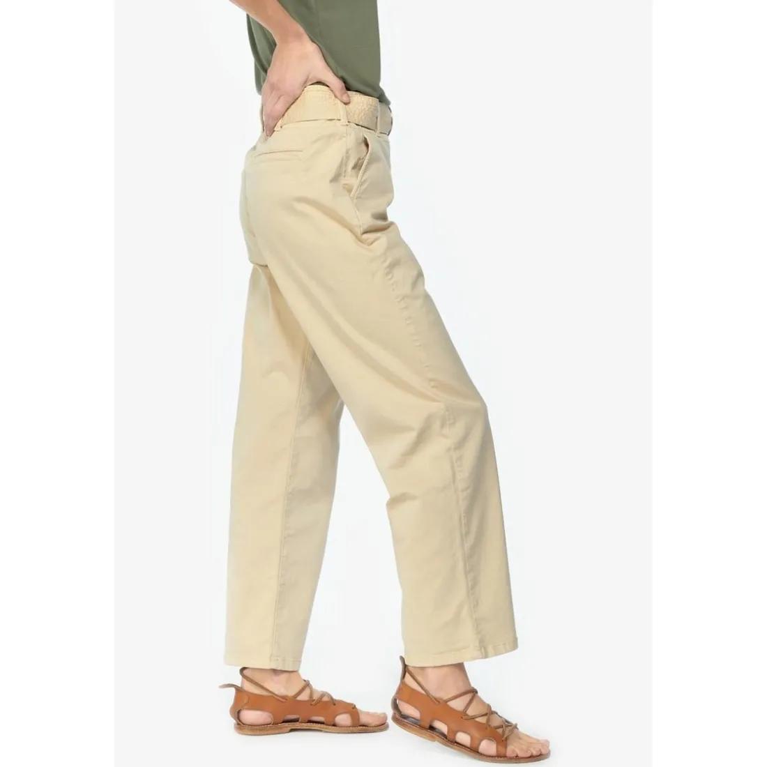 Pantalon chino SERENA blanc