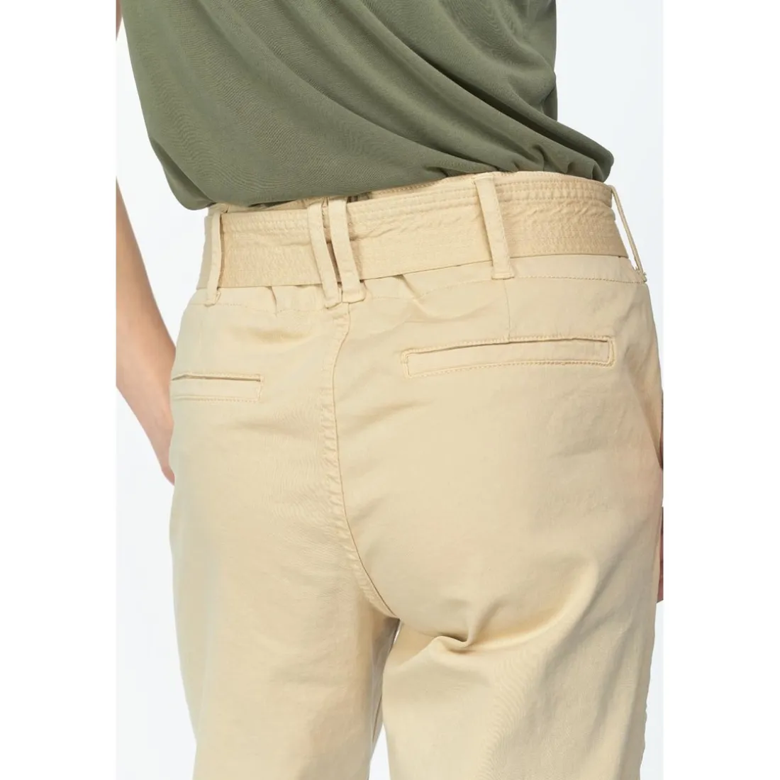 Pantalon chino SERENA blanc