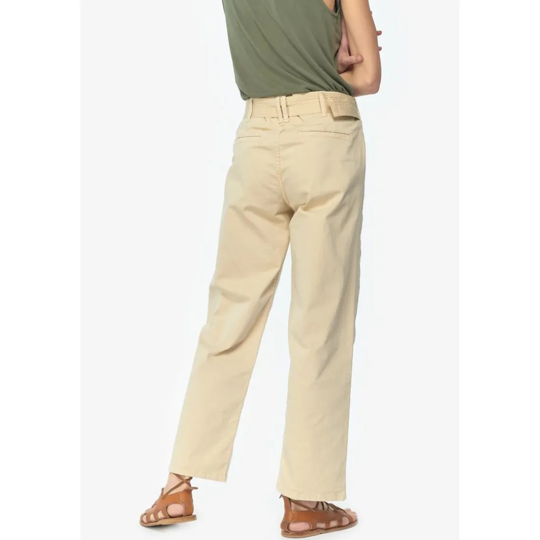 Pantalon chino SERENA blanc