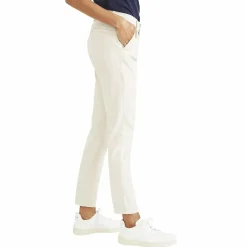 Pantalon chino skinny beige en coton
