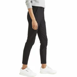 Pantalon chino skinny noir en coton