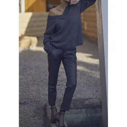 Pantalon chino VITTORIA gris
