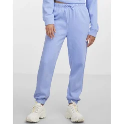 Pantalon de survêtement en coton Chilli bleu Ines