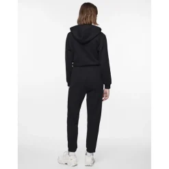 Pantalon de survêtement noir en coton